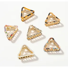 Amélie Claw Clip | Small French Triangle Hair Clip (2 inch)